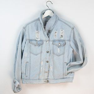 Distressed Denim Jacket